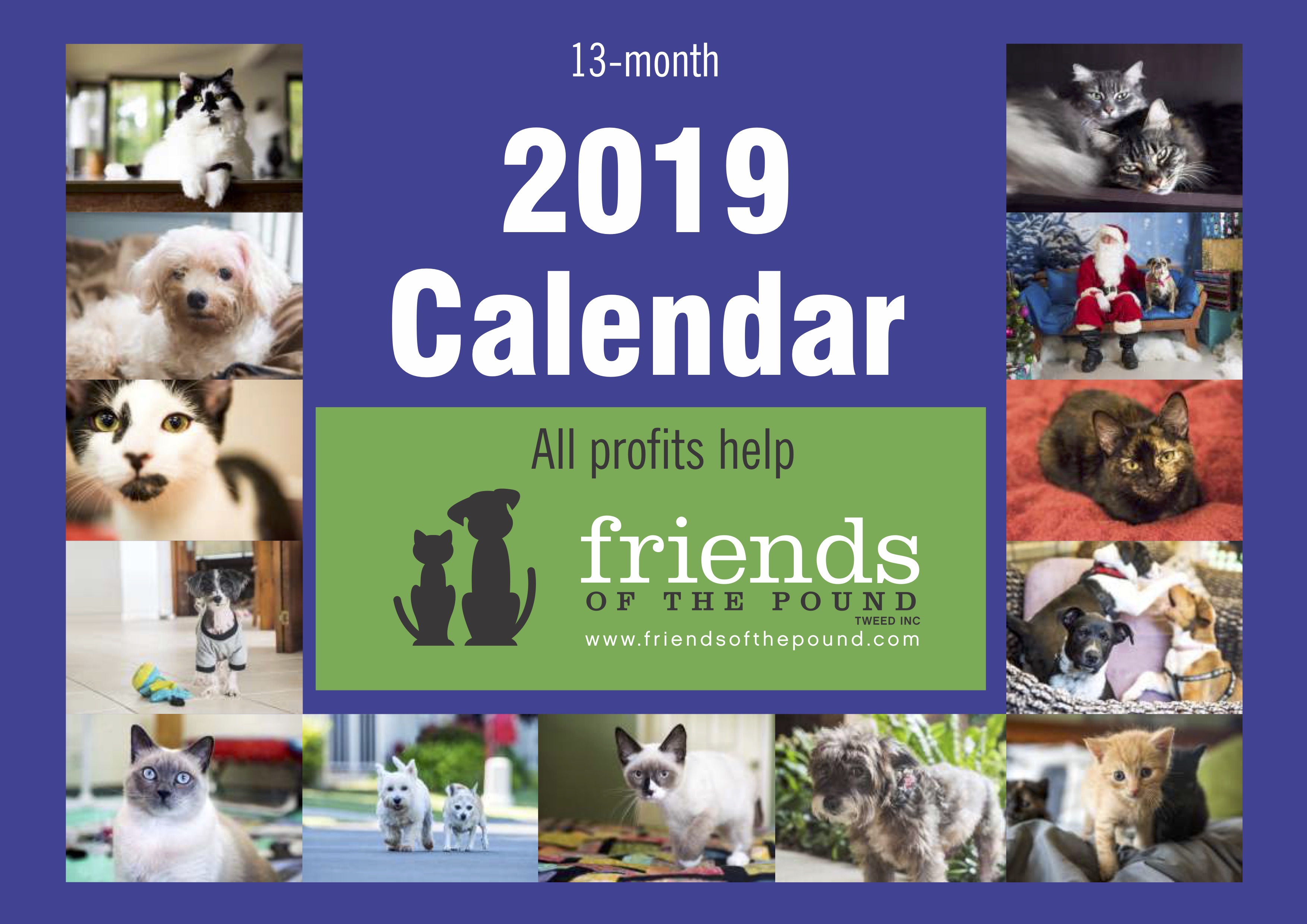 Our 2019 Calendar is now available! Friends of the Pound